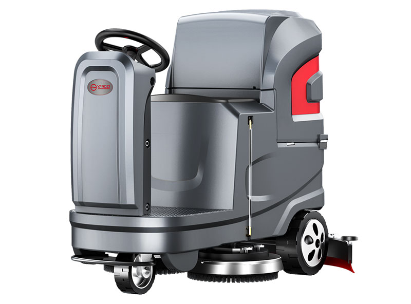 使用工業(yè)清潔機清潔和清洗停車場地板 使用工業(yè)清潔機清潔和清洗停車場地板